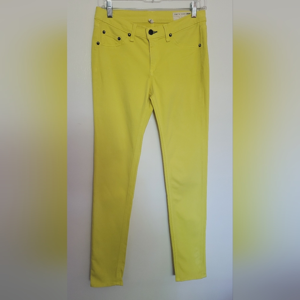 Rag & Bone Yellow Legging Jeans / Jeggings Low-Rise Stretchy